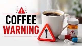 Thumbnail: Never Take These Medicines With Coffee ☕💊 | 7 Dangerous Mistakes Everyone Should Know