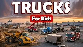 Thumbnail: Trucks for Kids | Learn About Science for Kids | Learn about Trucks for Kids | Transportation