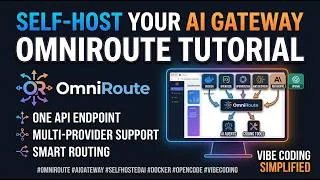 Thumbnail: OmniRoute Tutorial: Self-Host an AI Gateway with Docker, OpenCode & Multiple LLM Providers