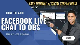 Thumbnail: How to Add Facebook Live Chat to OBS with Social Stream Ninja (Step-by-Step Tutorial)