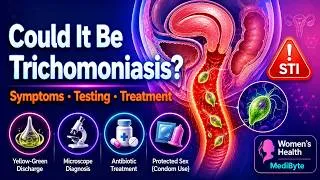 Thumbnail: Trichomonal Vaginitis Explained: Causes, Symptoms, Diagnosis, Treatment, Prevention & Drug