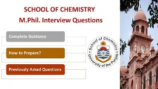 Thumbnail: School of Chemistry |M.phil in Chemistry | Interview Questions |Complete Guidelines| Past Questions