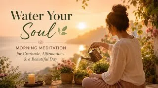 Thumbnail: Morning Meditation to Plant Beautiful Thoughts Today| Gratitude, Positive Affirmations and Intention