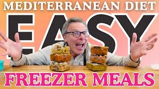 Thumbnail: Easy Mediterranean Freezer Meals + Free PDF Cookbook