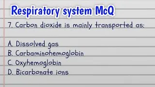 Thumbnail: ACE your Physiology of the respiratory system Exam with these 20 often repeated questions| u