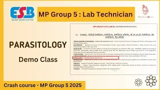 Thumbnail: Basic parasitology - MP group 5 Crash Course | Demo video | AIIMS CRE | In Hindi