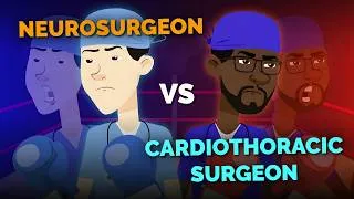 Thumbnail: Neurosurgeon vs Cardiothoracic Surgeon Career Battle