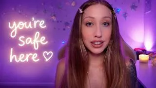 Thumbnail: ASMR Comfort for an Anxious Mind & Insomnia ♡ Gentle Triggers + Reassuring Affirmations