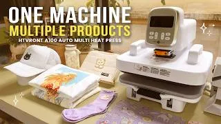 Thumbnail: The Only Heat Press You Need to Start a Small Business in 2026 | HTVRONT A100 Auto Multi Heat Press✨