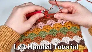 Thumbnail: LEFT HANDED Shell & V Stitch Tutorial