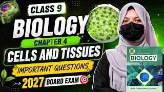 Thumbnail: Class 9 Biology Chapter 4 Cells and Tissues Most Important Questions with Answers 2027 Board Exam 