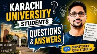 Thumbnail: Karachi University students Questions and Answer || Karachi University admission requirements 