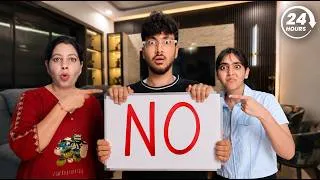 Thumbnail: Don't Say "NO" for 24 Hours 🤫 | Family Vlog