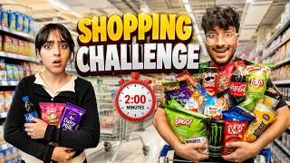 Thumbnail: 2 Minutes Shopping Challenge 😱 | Family Vlog