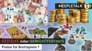 Thumbnail: 60€ für etwas Pappe? Die WAHRHEIT über Brettspiel-Preise! | Meepletalk #3