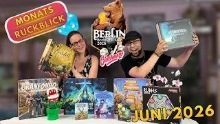 Thumbnail: 🎲Brettspiel Rückblick Juni 2026: Spooky Tower, Andromedas Edge & Dauerbrenner! + Giveaway