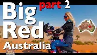 Thumbnail: Honda Africa Twin CRF1000 to Birdsville Big Red Desert ride 2 of 3 Husqvarna 300 2 stroke  Betoota