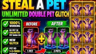 Thumbnail: STEAL A PET NEW UPDATE 🤯NEW DOUBLE PET GLITCH 💯NEW PET, GLITCH ✅STEAL A PET NEW GLITCH😰NEW UPDATE#ff