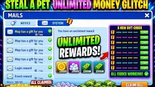 Thumbnail: STEAL A PET NEW UPDATE 🤯NEW DOUBLE PET GLITCH 💯 NEW PET, GLITCH ✅STEAL A PET NEW GLITCH😰GIFTCODE #ff