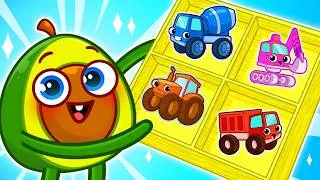 Thumbnail: Construction Vehicles 🚗🛻🛺 Explore Professions with Penny | Meet Penny