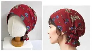 Thumbnail: DIY 패턴 없이 뒷머리 보이지 않는 두건 만들기/Making a bandana to hide the back of your hair without a pattern