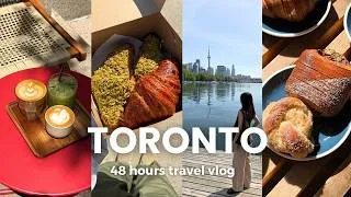 Thumbnail: fell in love with Toronto again❤️｜best bakery and aesthetic cafes｜ beautiful skyline views