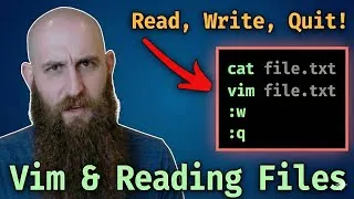 Thumbnail: Why is Vim so HARD?! (Read, Write, & Quit for Beginners)