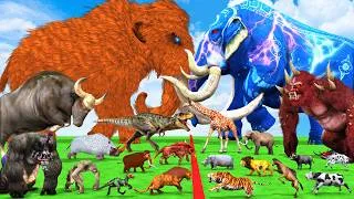 Thumbnail: Prehistoric Animals Vs Modern Mammals Size Comparison Animal Epic Battle Animal Revolt Battle ARBS