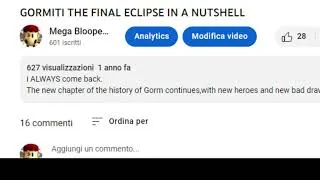 Thumbnail: Gormiti in a Nutshell is over...