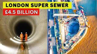 Thumbnail: How London Built a £4.5 BILLION SUPER SEWER for 9 Million People - Thames Tideway Tunnel