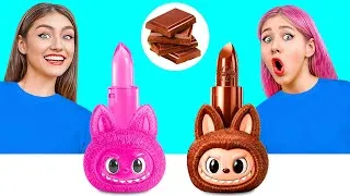 Thumbnail: Bubble Gum vs Chocolate Food Challenge | Funny Kitchen Hacks by Mega DO Challenge