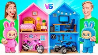 Thumbnail: We Build Amazing Doll House for Labubu | Cool Pranks and Tricks by Mega DO Challenge