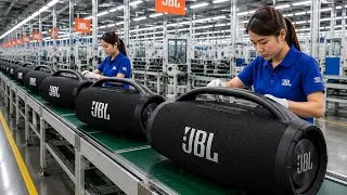 Thumbnail: Inside the JBL Mega Factory: How Premium BOOMBOX Bluetooth Speakers Are Made | Full Process