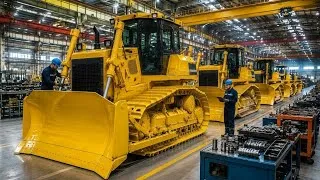 Thumbnail: How Massive Bulldozers Are Made in a Mega Factory | Amazing Manufacturing Process