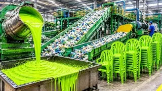 Thumbnail: Inside a Massive Recycling Factory: How Waste Plastic Bags Become New Chairs