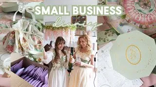 Thumbnail: Days in the Life as a Small Business Owner | first photoshoot, packing orders!!!