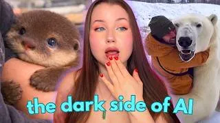 Thumbnail: Why Cute AI Videos Are Dangerous to REAL Animals & Wildlife