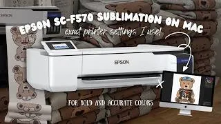 Thumbnail: Epson SureColor F570 Sublimation Printer Settings for Mac | Bold, Accurate Apparel Colors