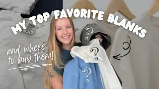 Thumbnail: My Favorite Blank Apparel & Where You Can Buy Them! No Business License Needed | T-Shirt Business