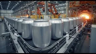 Thumbnail: Inside the Giant Aluminum Recycling Plant – Turning 10 Million Cans Back into Raw Metal