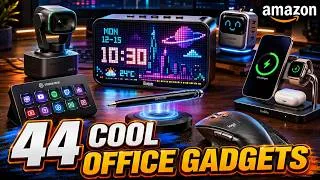 Thumbnail: 44 Cool Office Gadgets on Amazon That'll Level Up Your Workspace!