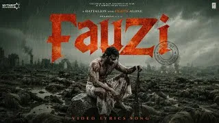 Thumbnail: Fauzi Title Video Lyrical Song || Prabhas || Hanu rahgupudi || Fauzi First Single Song 