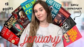 Thumbnail: i read 18 books in one month and tell you which ones are worth it | janaury reading wrap up