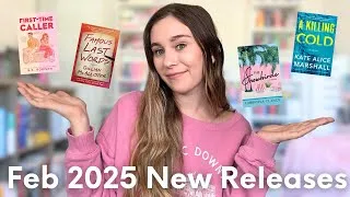 Thumbnail: All the February 2025 New Releases I'm Excited to Read! Fantasy, Romance, Mystery/Thrillers & More!