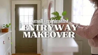 Thumbnail: SMALL ENTRYWAY MAKEOVER | Minimalist Hallway Refresh