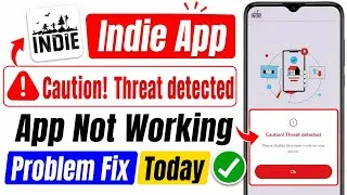 Thumbnail: Indie app caution threat detected problem fix |Indusind bank app not working | Indie app not opening