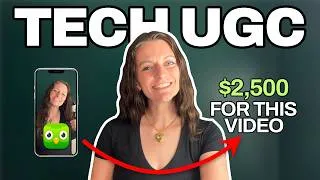 Thumbnail: The Only Video You Need to Start With Tech UGC (to make $500-$50,000/mo)