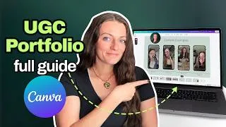 Thumbnail: How to Create a UGC Portfolio on Canva (to get brand deals ASAP)