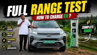 Thumbnail: Tata Curvv.ev Full Range Test in Telugu | Real World Range #mehergearhead #automobile #tatamotors