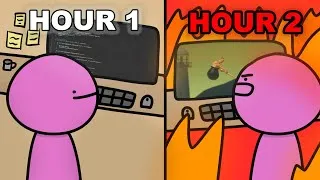 Thumbnail: Making a RAGE Game, But Every HOUR I’m Forced to Play One!